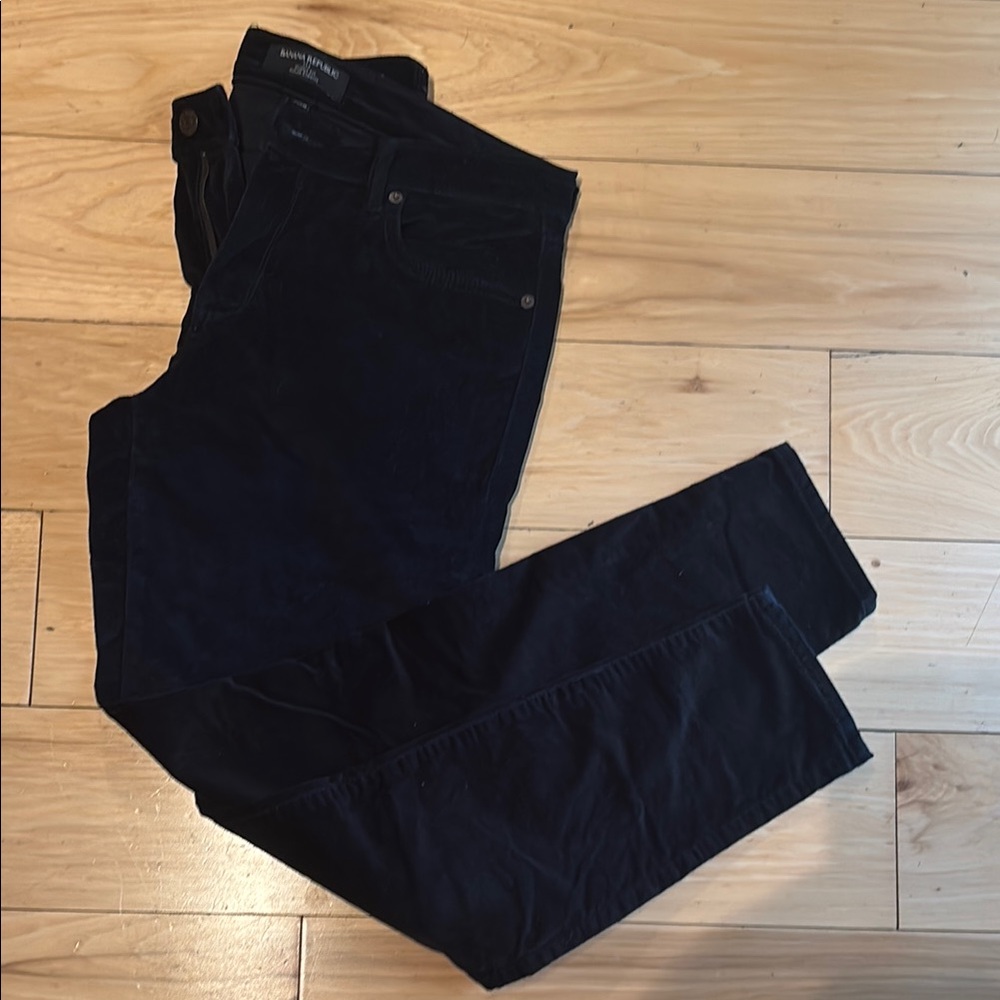 Banana Republic Skinny Fit Uncut Cord Dark blue/black